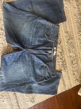 Levi's Straight Fit Dark Blue Denim Jeans